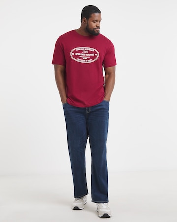 Jack & Jones York Logo T-Shirt - Red