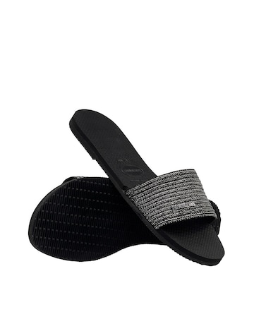 Havaianas Malta Metallic Slider Sandals