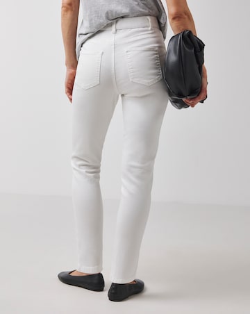 24/7 White Slim Leg Jeans