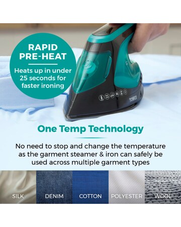 Tower 2-in-1 Hand Garment Steamer