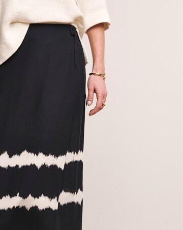 Anthology Printed Linen Wrap Skirt