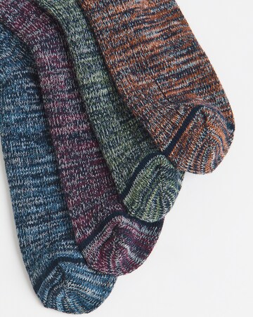 4 Pack Marl Boot Thick Boot Socks