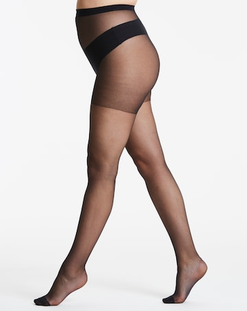 Pretty Secrets (3 Pack) 15 Denier Ladder Resist Tights Black