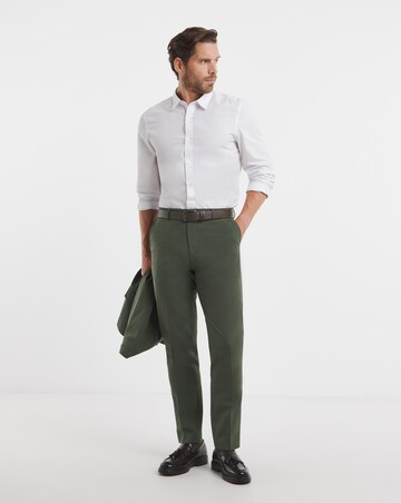 Tapered Fit Flat Front Stretch Trouser