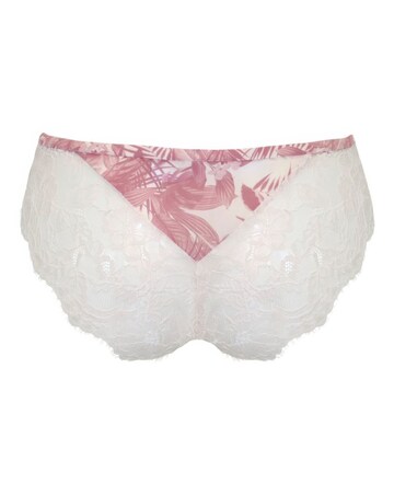 Pour Moi Bliss Brazilian Knicker Forest Pink Leaf