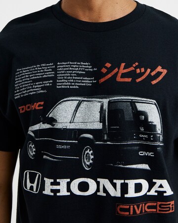 Honda Car Graphic T-Shirt - Black
