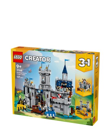 LEGO Creator 3in1 Medieval Horse Knight Castle Playset 31168