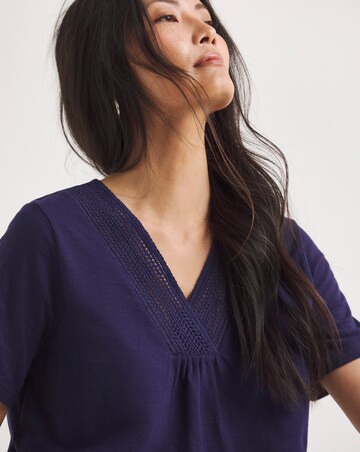 Julipa Lace Trim T-Shirt