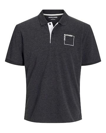 Jack & Jones Verner Logo Polo - Grey