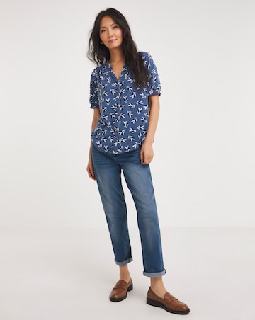 Julipa Button Through Jersey Top