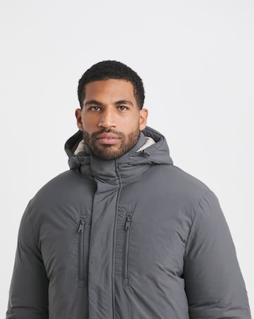 Charcoal Wadded Pocket Jacket