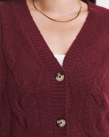 Wine Cable Cardigan
