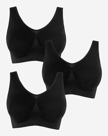 Pretty Secrets 3 Pack Comfort Tops Fits Up To D