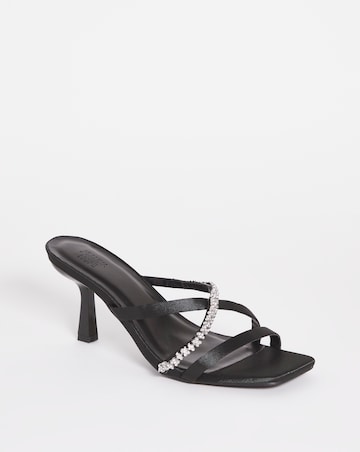 Joanna Hope Diamante Crossover Heel - Extra Wide Fit (EEE)