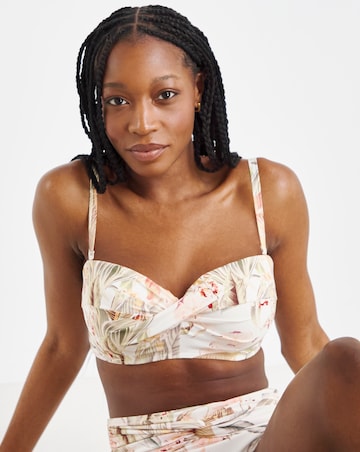 MAGISCULPT Twist Front Bandeau Underwired Bikini Top