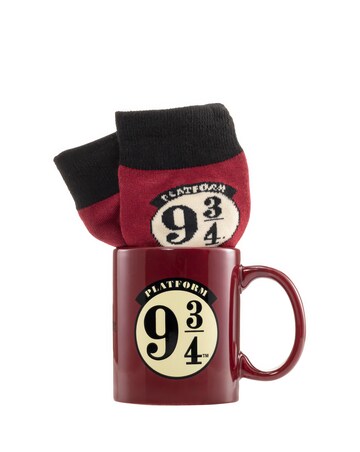 Harry Potter (Platform 9 3/4) Mug & Sock Set