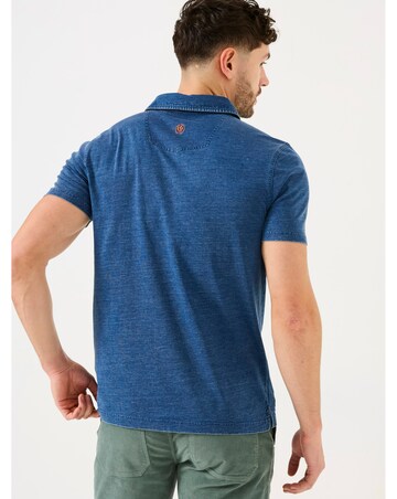 FatFace Chest Stripe Polo - Indigo Blue