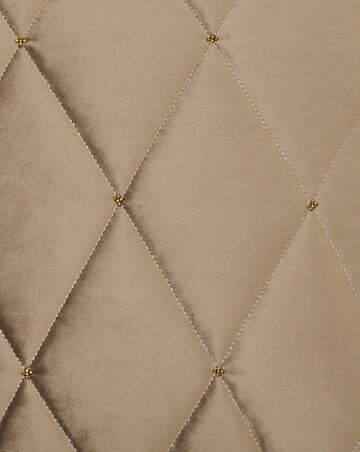 Glitz Beaded Quilted Velvet Cushion