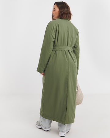 Khaki Reversible Hybrid Coat