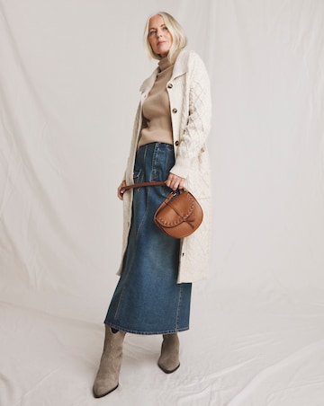 Julipa Cable Button Down Coatigan