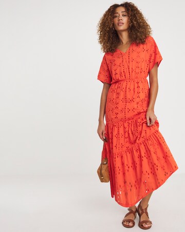 Broderie Smock Dress