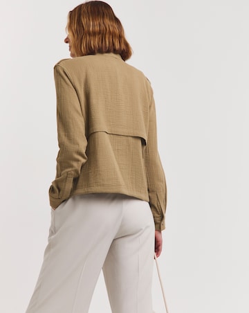 Truffle Textured Utility Jacket