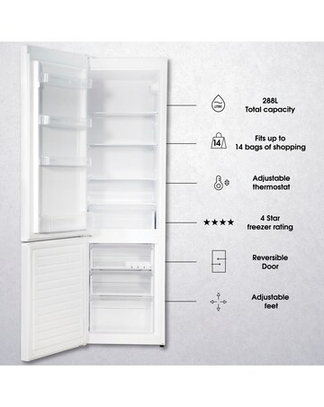 Abode A180FF541E1W 70/30 Fridge Freezer - White