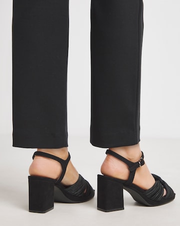 Citrus Crossover Detail Heeled Sandals - Extra Wide Fit (EEE)