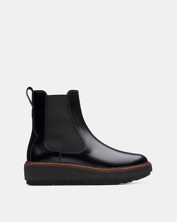 Clarks Orianna Suede Wedge Boots D Fit