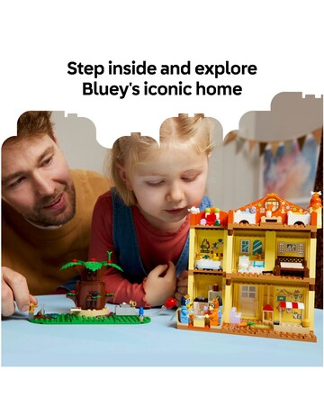 LEGO Bluey: Bluey's Family House Playset, Home-Building Kit and Toys 11203