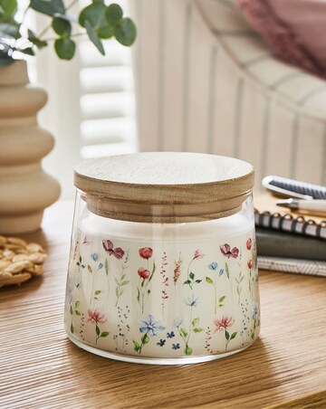 Julipa Wildflower Glass Jar Candle