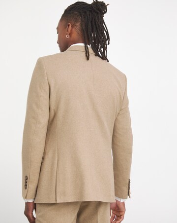 Wool Blend Regular Fit Suit Jacket