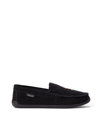Polo Ralph Lauren Brenan Holiday Bear Suede Slippers