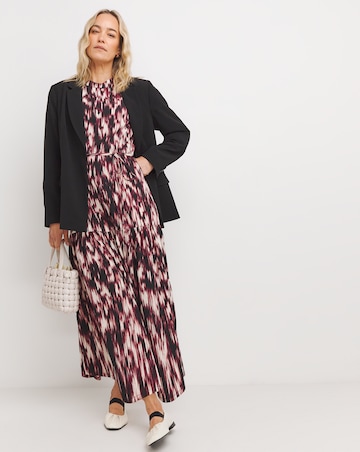 Puff Sleeve Button Through Dress