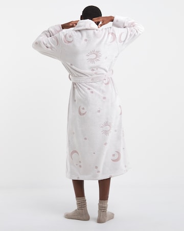 Chelsea Peers Fleece Maxi Hooded Dressing Gown