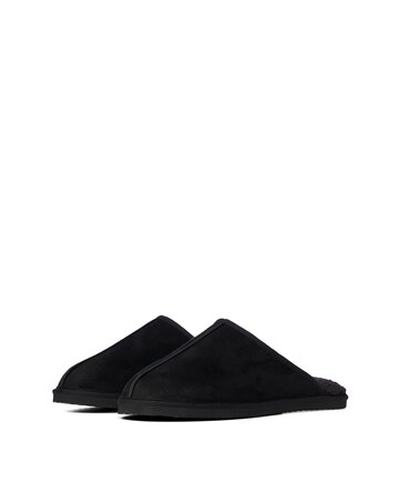 Jack & Jones Dudely Microfibre Slipper - Black