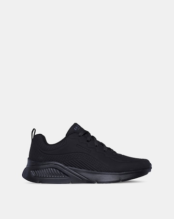 Skechers Deboss Durabuck Fashion Trainers - Black