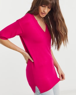 Eversoft Pink Short Sleeve Tunic