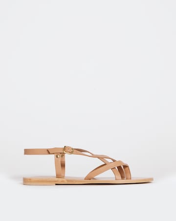 Leather Gladiator Style Sandal EEE Fit