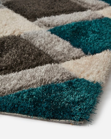 Geo Shaggy Cosy Rug
