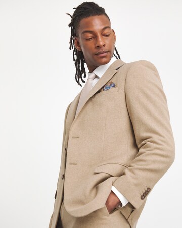 Wool Blend Regular Fit Suit Jacket