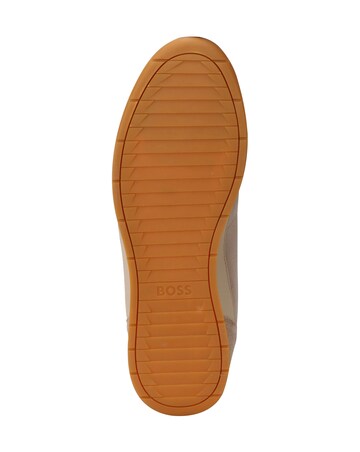 BOSS Titanium Suede Trainer - Light Beige