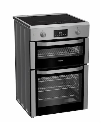 Hotpoint HDE6IDC2X 60cm Electric Double Cooker with Induction Hob Install
