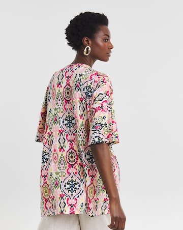 Edge to Edge Printed Cardigan