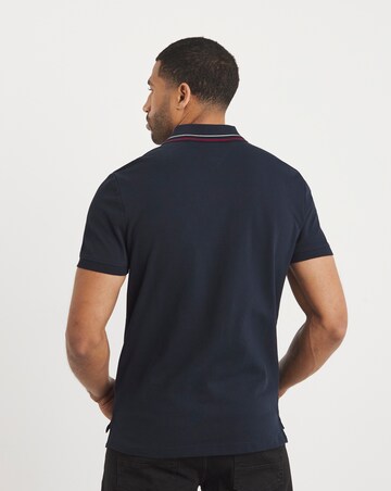 Tommy Hilfiger Short Sleeve Placket Polo - Navy