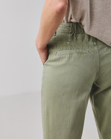Khaki Straight Leg Cargo Jeans