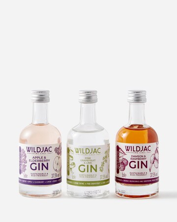 Wildjac Fruit Gin Collection Gift Box 3 x 50ml