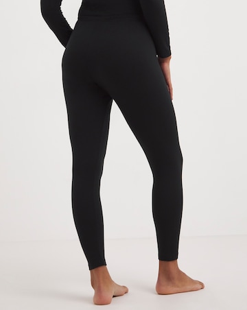 Pretty Secrets (2 Pack) Thermal Leggings Black