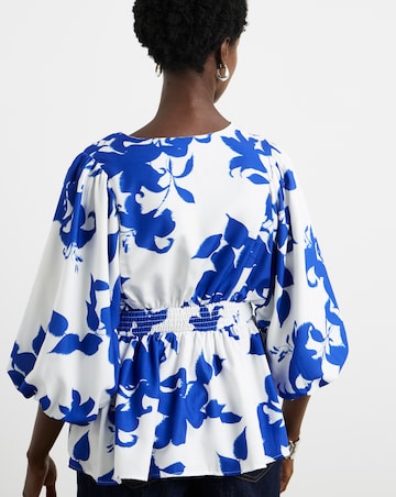 Joanna Hope Blouson Sleeve Blouse