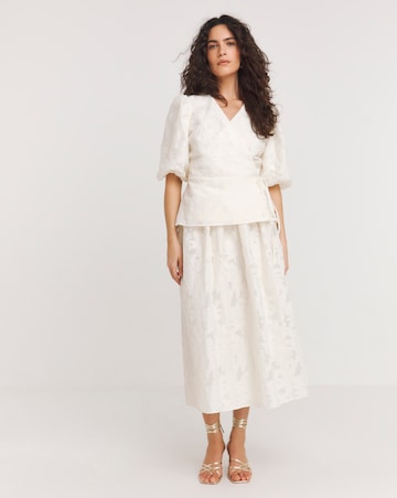 Joanna Hope Textured Skirt